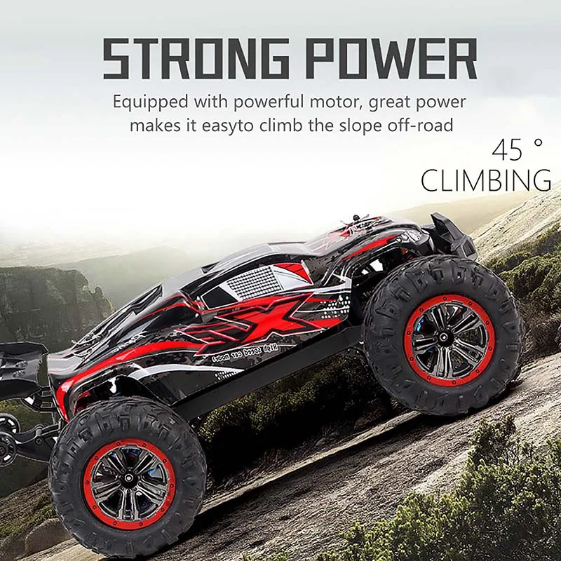 80KM/H High Speed 4WD RC Car Brushless Motor 1:10 Scale Independent Shockproof 45° Climbing Alloy Frame Drift Racing Kid RC Toys