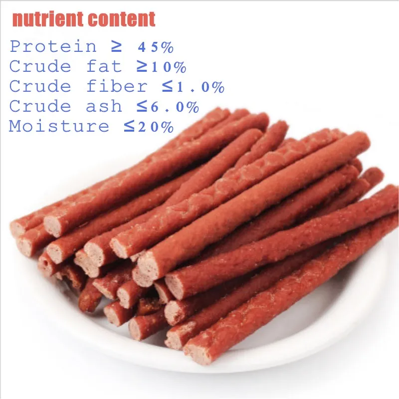 Pet Feeding Food Healthy Delicious Senior Dog Snack Beef stick 500g Dog Food Training Snacks