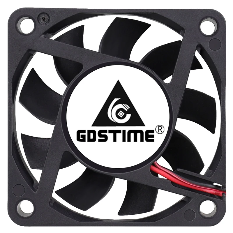 1Pcs Gdstime 6015 5V 12V 24V 2Pin Brushless DC Exhaust Cooling Fan 6cm 60mm 60x60x15mm Equipment Cooler