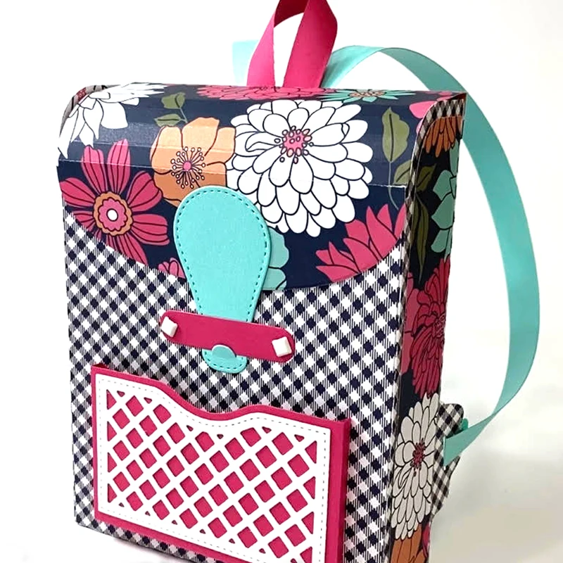 

School Bags Shape Metal Cutting Dies For Scrapbooking Craft Die Embossing Stencil Cut Card Making Decoration