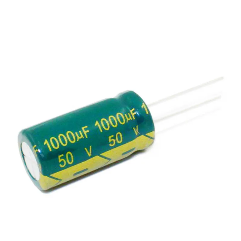 100PCS 1000UF 50V   50V1000UF Aluminum Electrolytic Capacitor  high-frequency 13X25MM