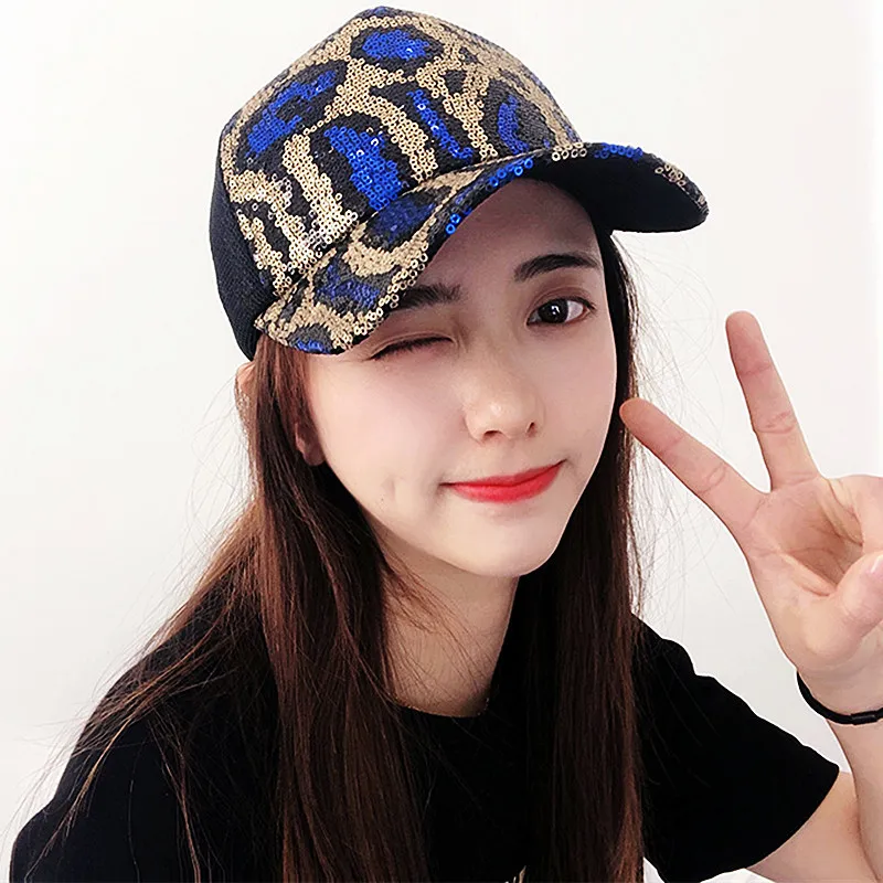 Fashion spangle Baseball Caps Men Women Snapback Hip Hop Hat Summer Breathable Mesh Sun Gorras Unisex Streetwear Bone sport cap