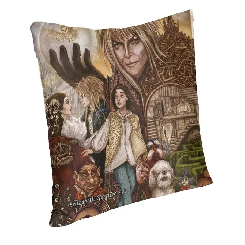 Labyrinth Pillow Case 45x45cm Bedroom Decoration Kawaii Fantasy Movie Cushion Decoration Salon Square Pillowcase