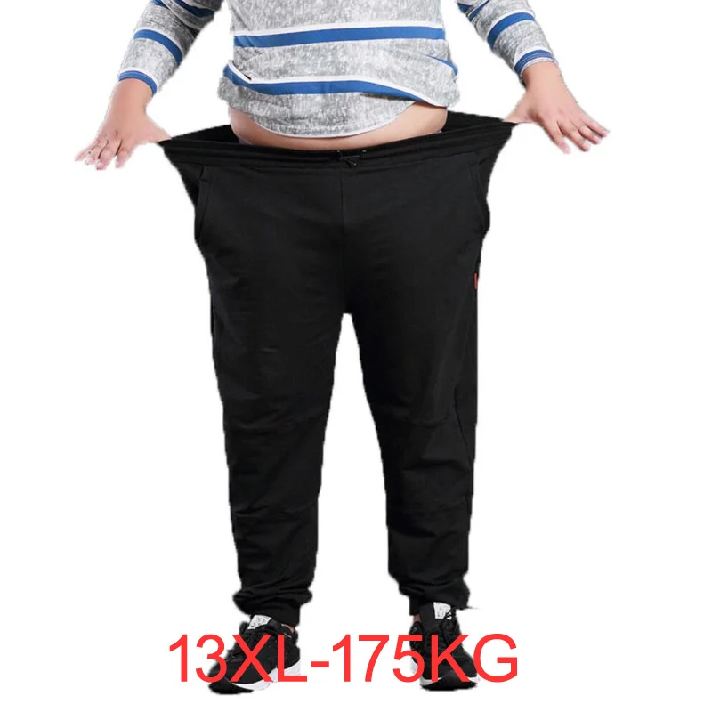 High quality Summer men sweatpants Loose sports pants plus size 7XL 8XL 9XL 13XL oversize pants 175KG 58 60 62 66 68 70