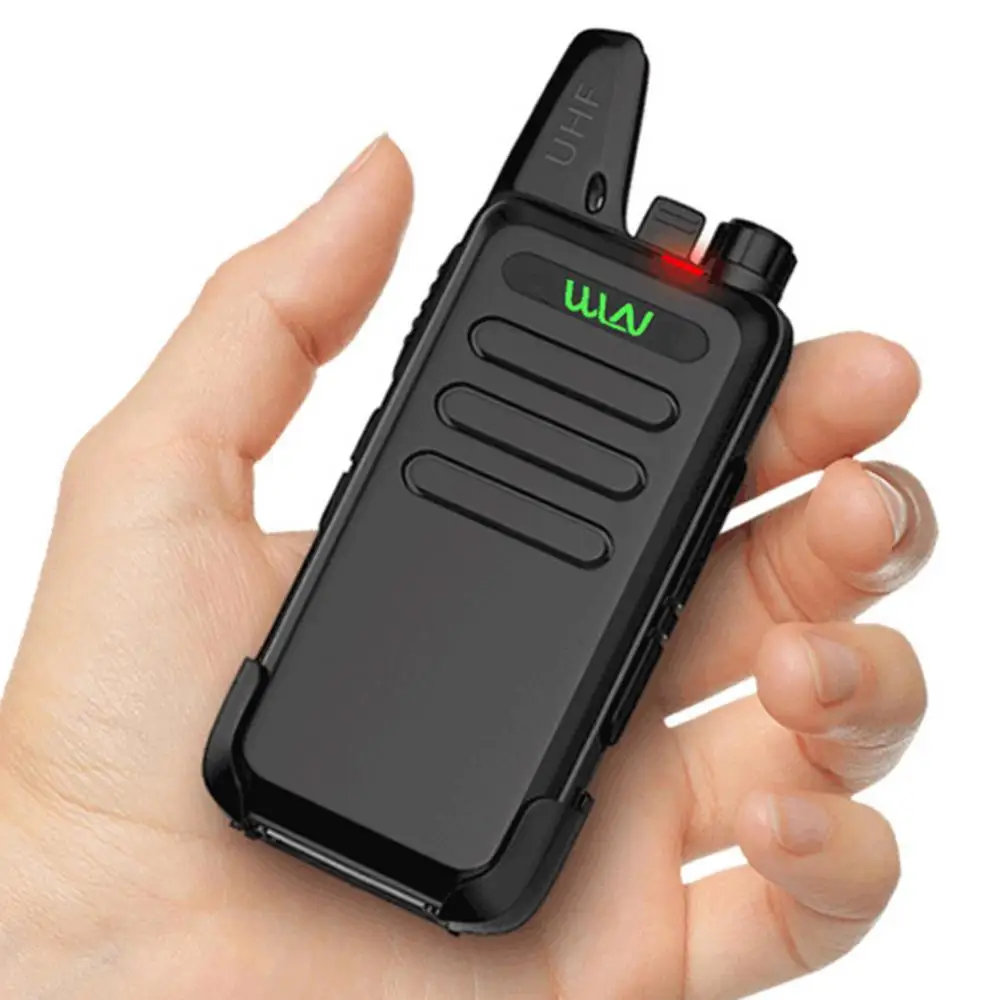 KD-C1 Walkie Talkie Portable Handheld Ultra-thin USB Charge Two Way Radio 5W High Quality USB Charge Radio Wireless Interphone