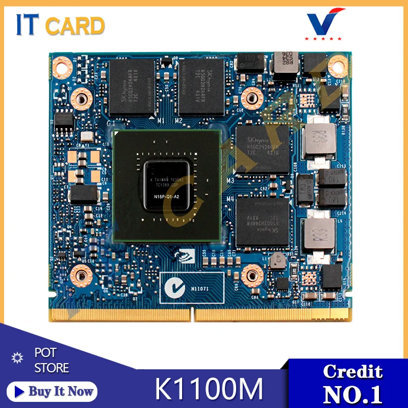 

Quadro K1100M K1100 2GB Video Graphics Card N15P-Q1-A2 For iMac A1311 A1312 2009 2010 2011 Years