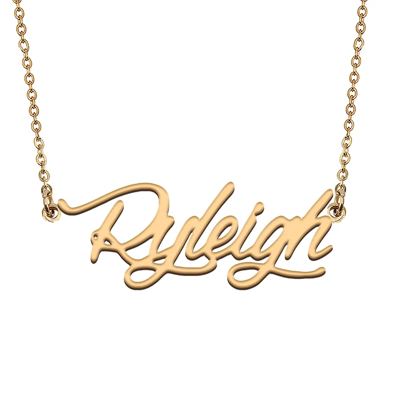 

Ryleigh Custom Name Necklace Customized Pendant Choker Personalized Jewelry Gift for Women Girls Friend Christmas Present