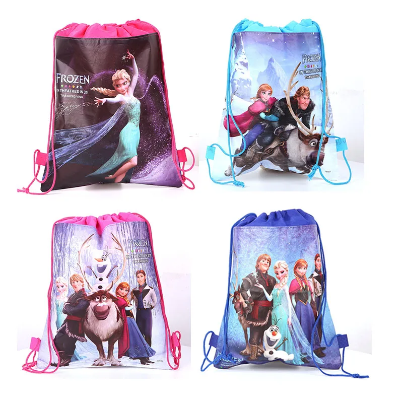 Anime Series Marvel Spiderman Frozen Mickey Mouse Storage bag Toy Story Action Figure Bag Toys Party Decor Kids Christmas Gifts