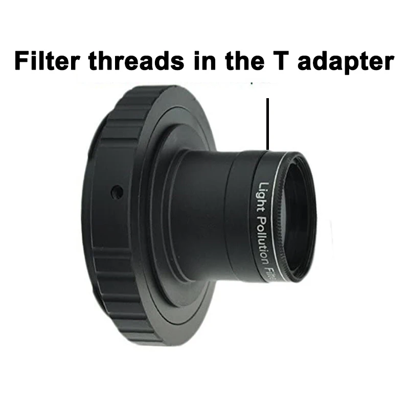 StarDikor 1.25 Inch Telescope Adapter T Ring Mount Set DSLR Camera Accessory For Canon EOS Nikon Sony Pentax Olympus Minolta