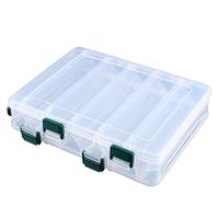 20x16x4.5cm 10 Compartments Plastic Fishing Lure Bait Tackle Box Storage Case Bait Tackle Box