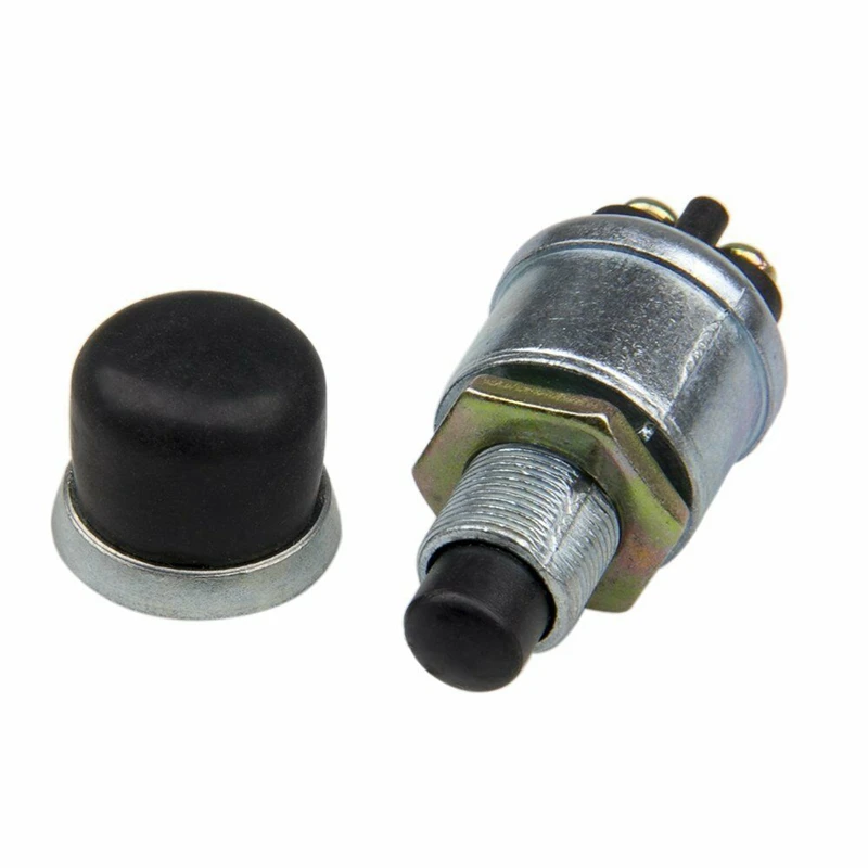 Heavy Duty Engine Start Push Button Heavy-Duty Momentary Start Switch 12V Dc Weatherproof Push Button Start Switch(50 Amps)