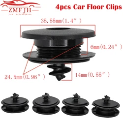 4PCs Universal Car Fastener Floor Mat Clips Carpet Fixing Clamps Buckles For VW All Models Clamps Holders Fasteners Anti Skid