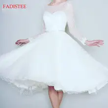 Lace Communion Dress with Long Sleeves #3