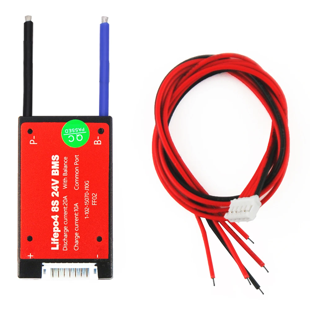 LiitoKala wodoodporna 8S 24v 29.6v 20A BMS litowo lipo 3.2V lifepo4 bms do użytku skuter elektryczny