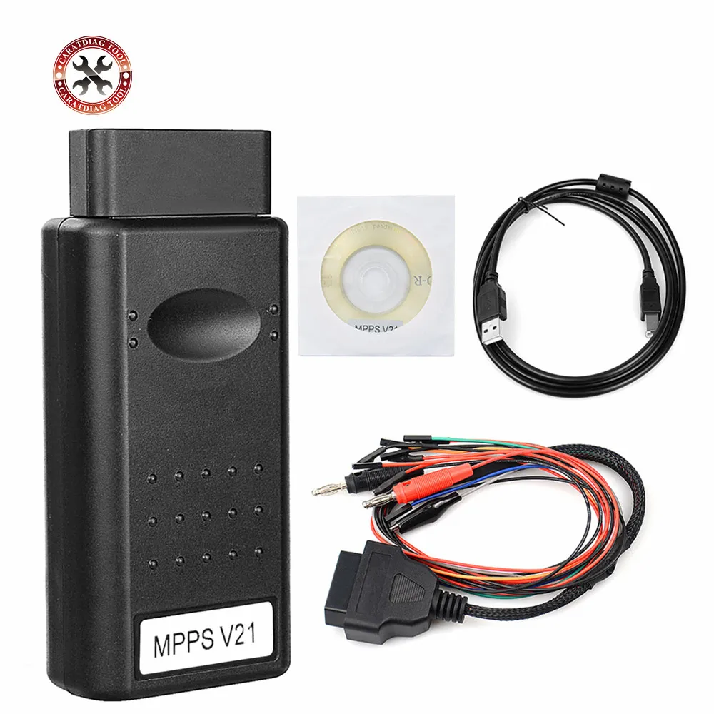 HOT! MPPS V21 Auto ECU Chip Tuning Interface For EDC15 EDC16 EDC17 Won't Lock The Device V18 V16 CAN Flasher