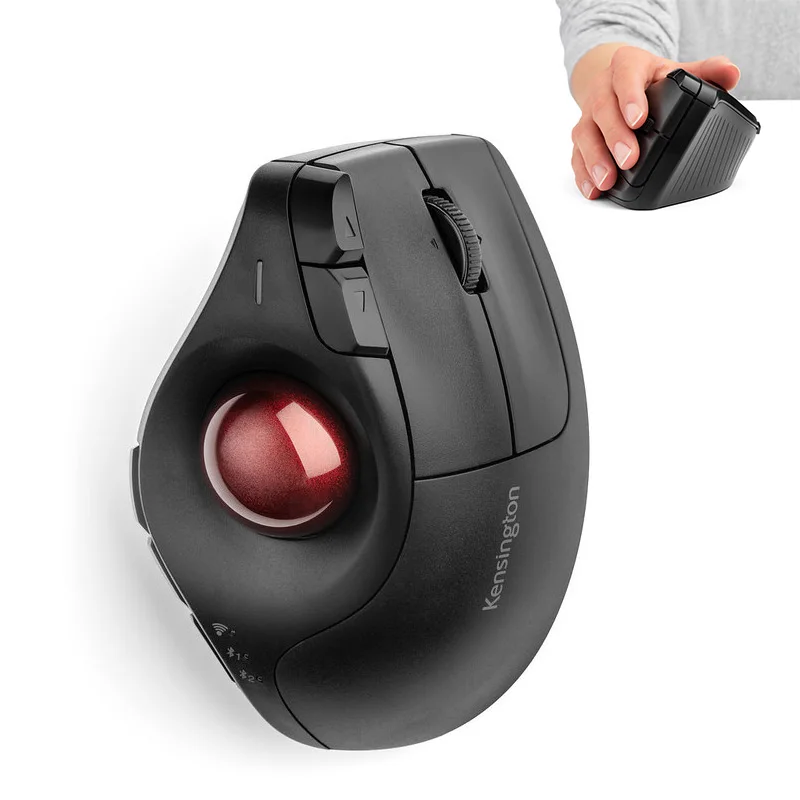 مختبر تقييم فأرة التتبع الرأسية Kensington Pro Fit Ergo TB450: تجربة عمل مريحة وفعالة للأشخاص الذين يعانون من آلام اليد