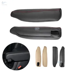 For Land Rover Discovery 3 4 2004-2016 For Range Rover Sport 2005-2013 Car Interior Side Seat Armrest Handle Leather Cover Decor