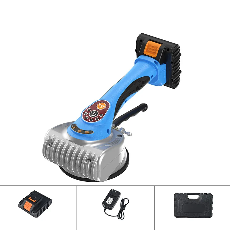 High Power Electric Tile Vibrator Leveling Machine Bricklayer Ceramic Tile Suction Cup  Wireless Tile Floor Laying Tool