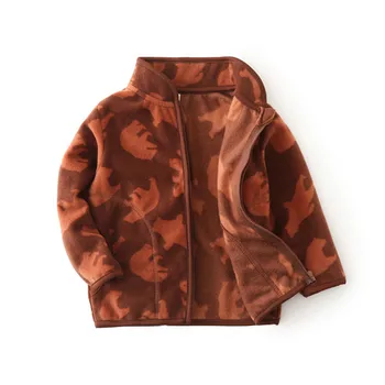 Jumping Meters New Arrival Dinosaurs Zipper Boys Girls Jackets Coats Fahion Pockets Children's Outwear Fleece Coats Kids Clothes 4