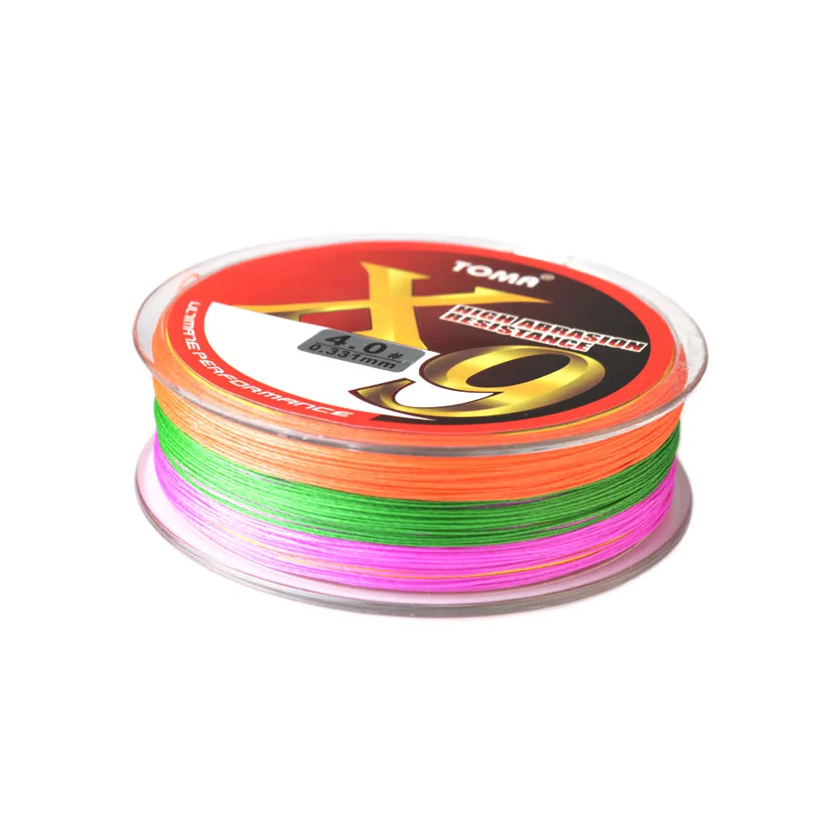 X9 150M 9 Strands Braided Fishing Lines Saltwater Fishing Braid Multifilament PE Line for Carp Fishing Tackle