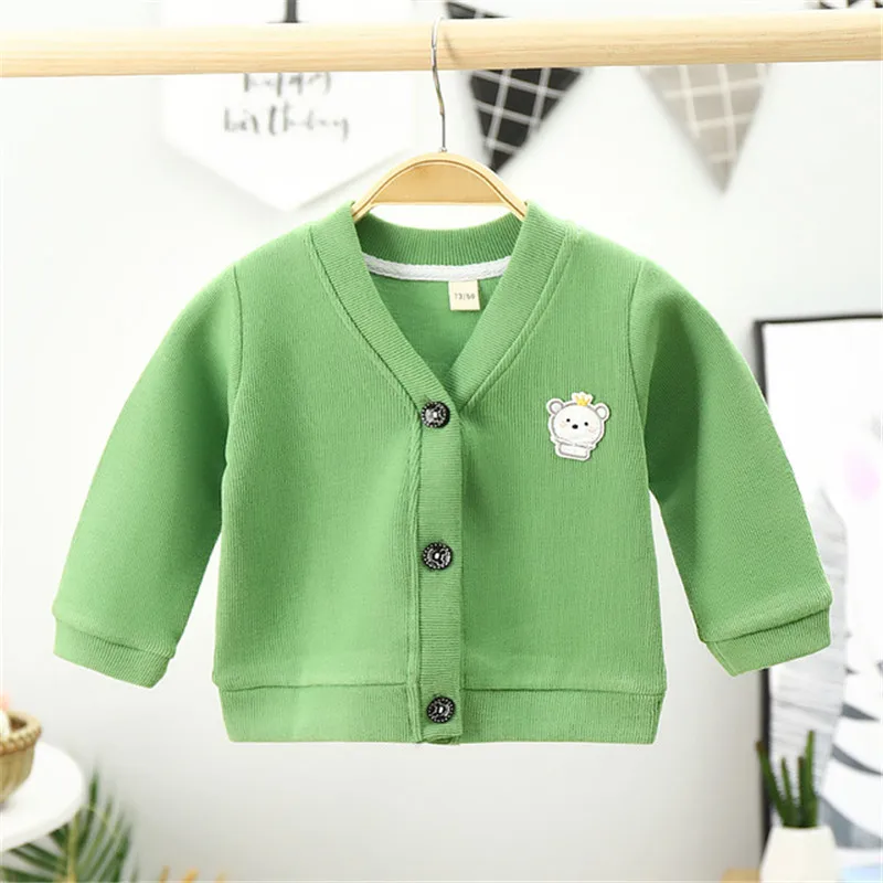 Autumn/Winter Baby Girls Boys Clothes Knitted Cardigan Jackets Newborn Infant Kids Baseball Uniforms Children Coats Outerwear