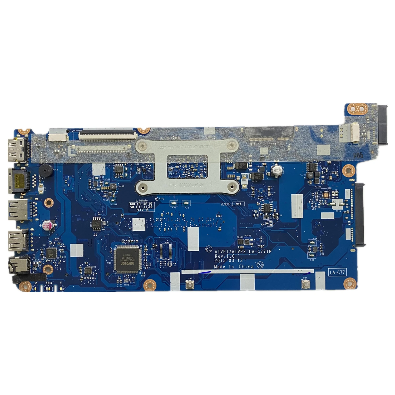 FRU:5B20J30808 Para Lenovo 100-15IBY B50-10 Laptop Motherboard AIVP1 / AIVP2 LA-C771P Mainboard Com N2830 N2840 DDR3 100% Testado