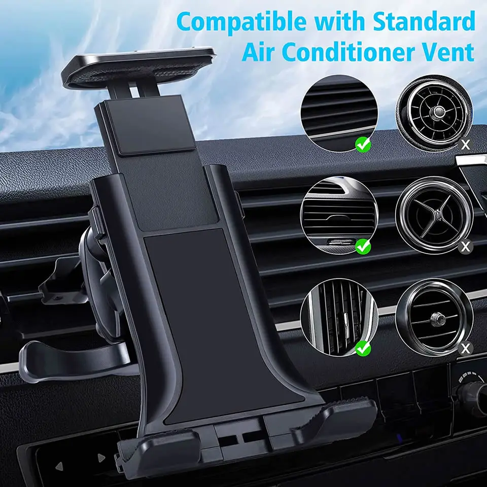 Universal 4-12 inch Tablet Holder Car CD Slot Air Vent Tablet Bracket Mobile Phone Mount Stand for iPad Pro iPhone Xiaomi Huawei