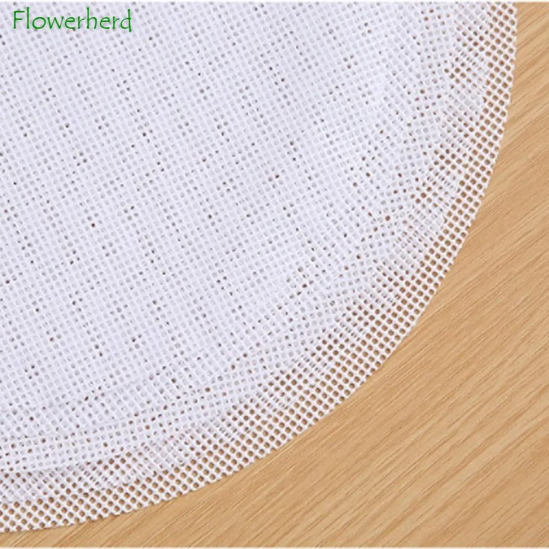 Round Silicone Dehydrator Sheets Non-stick Cuttable Food Reusable Steamer Mesh Premium Baking Mat for Fruit Dryer