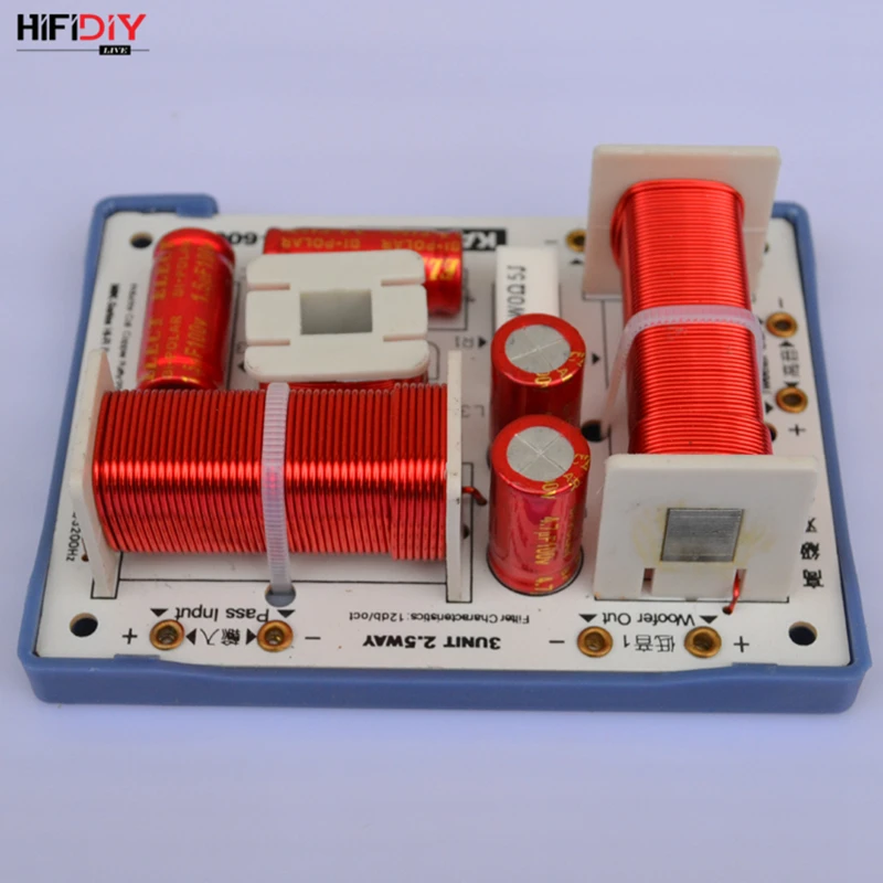 HIFIDIY LIVE MK-600C 2.5/3 Way 3 speaker Unit (Tweeter +mid-bass +bass)HiFi Speakers audio  Frequency Divider Crossover Filters