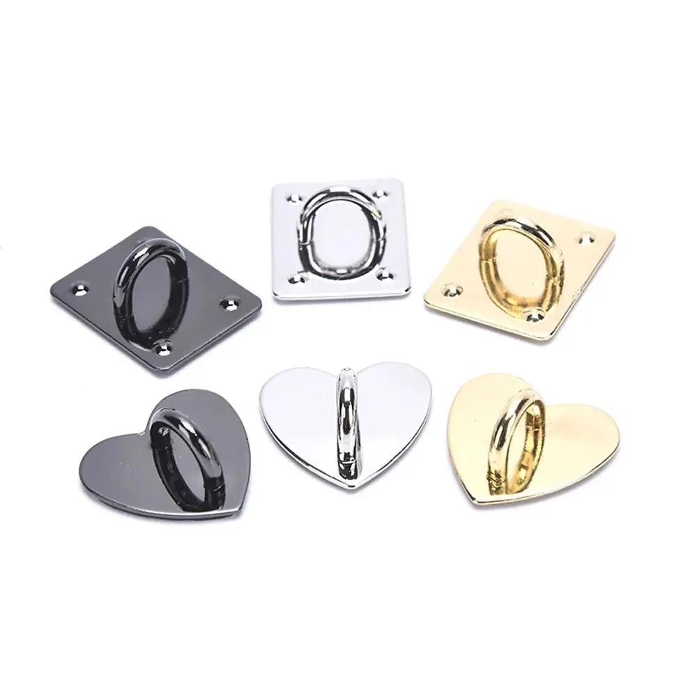 2pcs  Mobile Phone Smartphone Heart Finger Ring Stand Holder Hooks Shell Back For iPhone 12 Huawei Samsung Mount Kickstand Grip