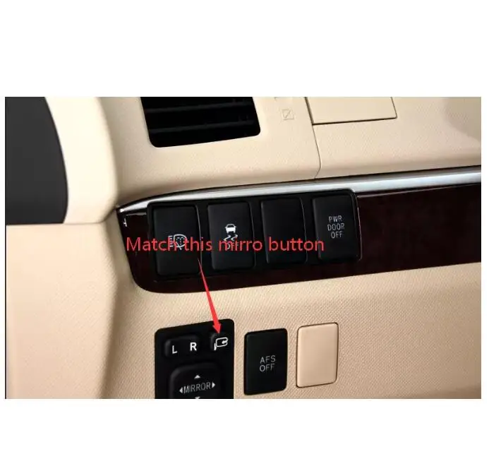 Forten Kingdom Car Side Rear Mirror Folding Module For Toyota Previa 2007-2019 / Estima 2007-2019 Rear View Mirror fold unfold