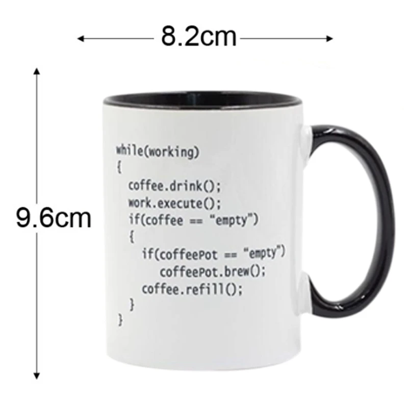 Coffee++ Program for Programmers Coffee Mug Ceramic Cup Color Handle Colour Christmas New Year GIft Mug