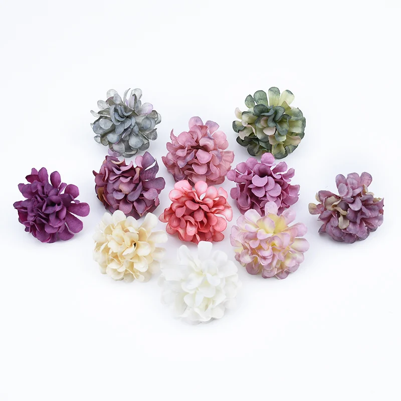 20 Stück Dekorative Blumen Hochzeit Heimdekoration Zubehör Weihnachtskranz Günstige Seiden-Pfingstrosen-Staubgefäße Künstliche Blumen – Detail 4