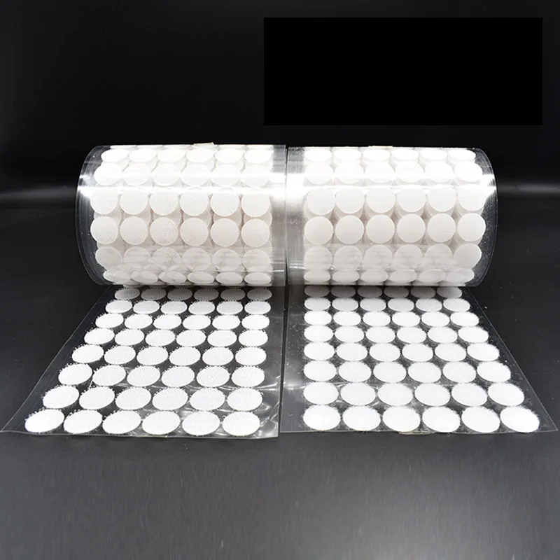 30Pairs 10/15/20/25/60mm Strong Self Adhesive Fastener Tape Disc Velcros Adhesive Glue Magic Sticker Round Coins Hook Loop