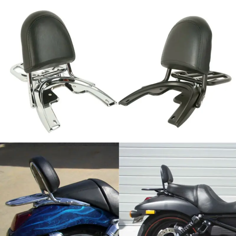 Motorcycle Backrest Luggage Rack Sissy Bar Baseplate For Harley VROD VRSC VRSCA VRSCB VRSCD Night Rod 2002-2006 VRSCSE 2005