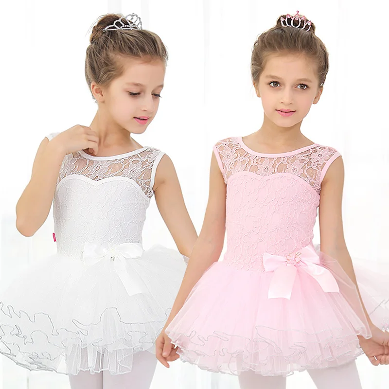 Vêtements de danse pour filles, justaucorps de Ballet en coton, Costume de classe avec jupe Tutu, vêtements de ballerine