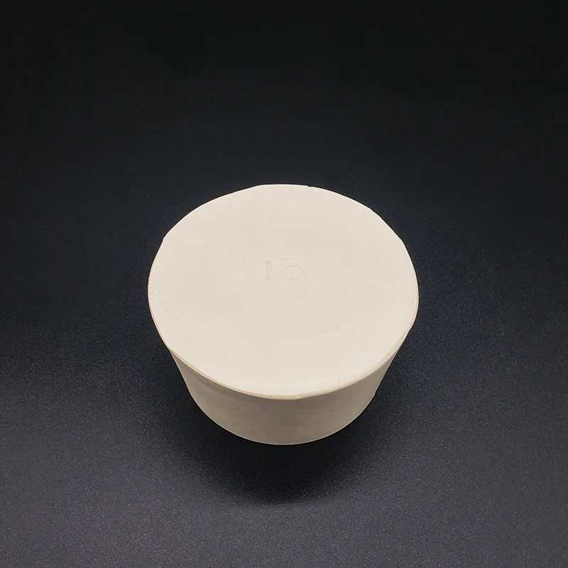 

White rubber stopper,Number 15-25,Test tube stopper,Sealing plug,Flask stopper