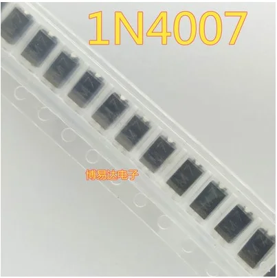 Free Shipping 200pcs M7 1A/1000V /SMA IN4007 1N4007