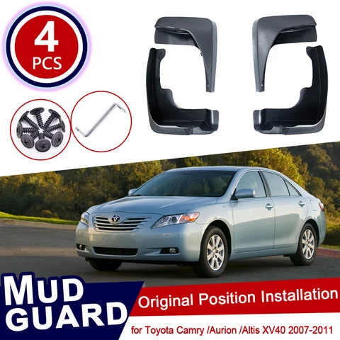 Для Toyota Camry XV40 Aurion Altis 2007 2008 2009 2010 2011, автомобильные брызговики, передние и задние брызговики, брызговики 40