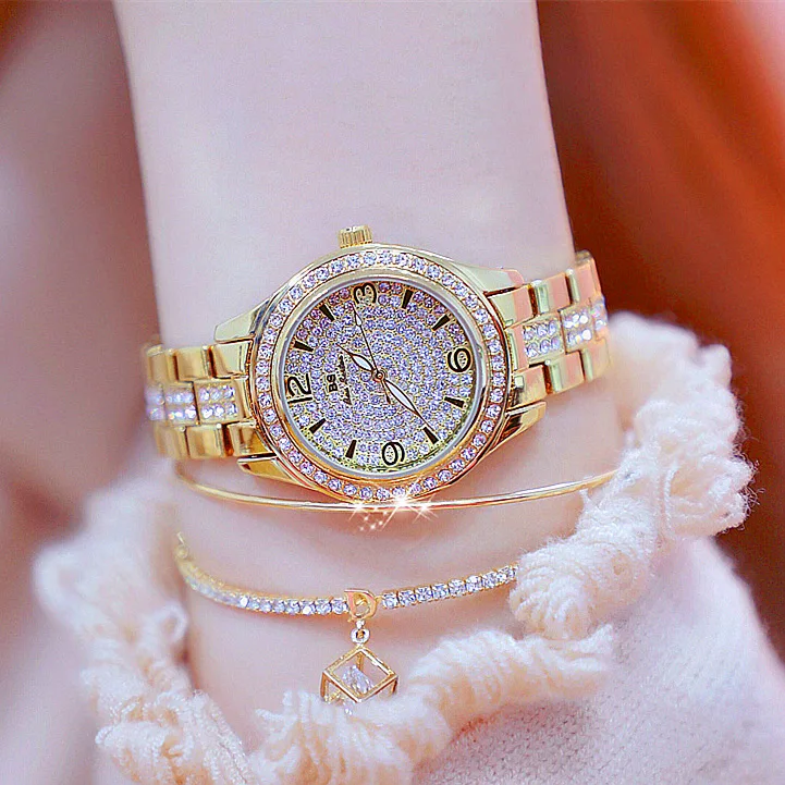 BS Women Watches Luxury Brand Watch Bracelet Waterproof Diamond Ladies Wrist Watches For Women Quartz Clock Hours reloj mujer