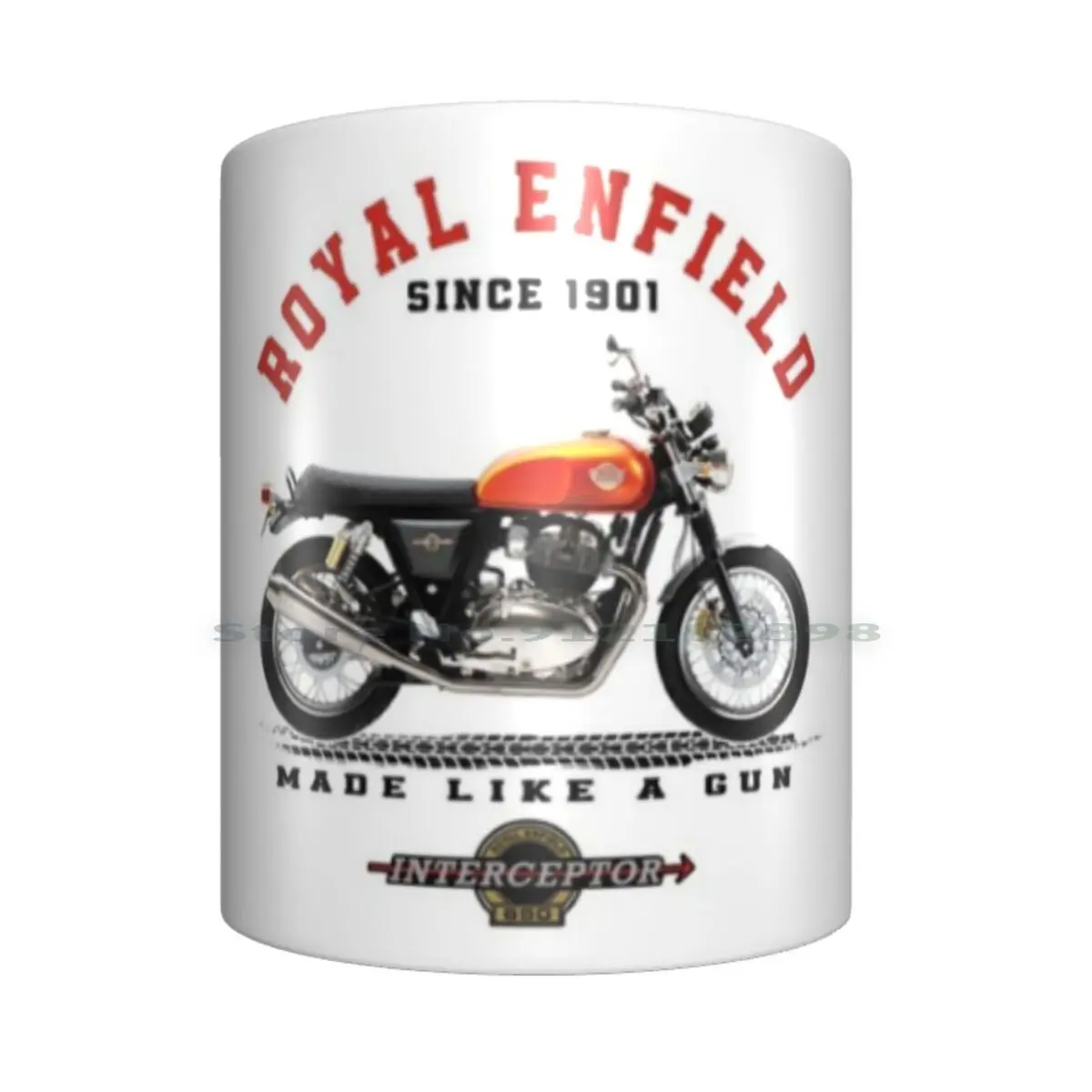 The Royal Enfield Interceptor 650 Ceramic Mugs Coffee Cups Milk Tea Mug Royal Enfield Interceptor 650 Made Like A Gun