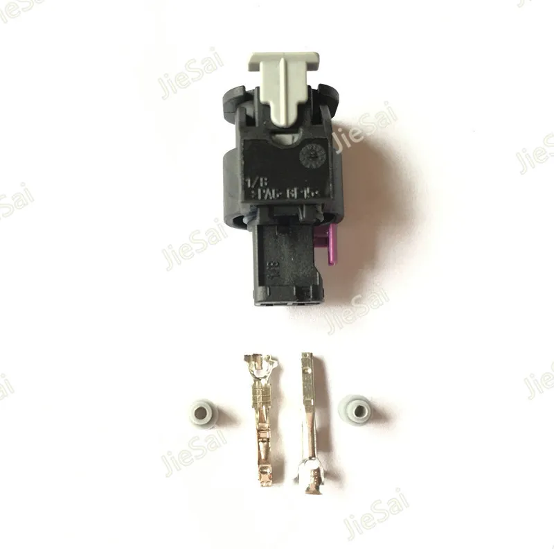2 Pin TYCO AMP 4F0 973 702 1-1718643-1 Fuel Injector Connector High Pressure Pump Gasbag Automotive Connector For VW