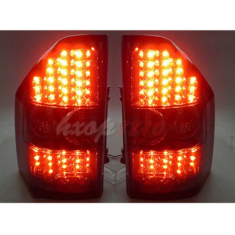 

For 1999-2008 Mitsubishi Montero Pajero V73 High quality LED Tail Lights Rear Lamps Red Black