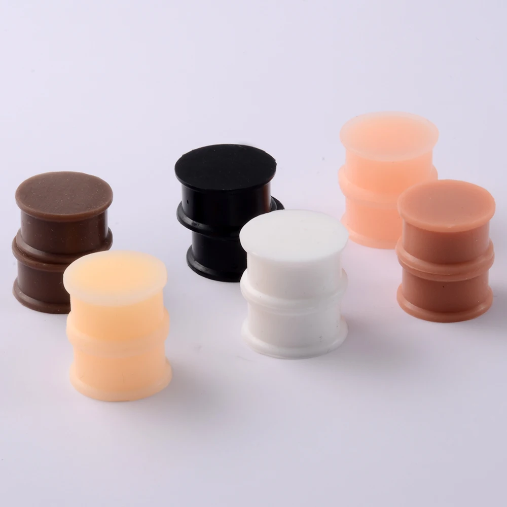 6Pairs Silicone Saddle Ear Gauges Large Gauge ear plugs Ear  Stretching Supersize Ear Expander Piercings Ear Stretchers 3mm-50mm
