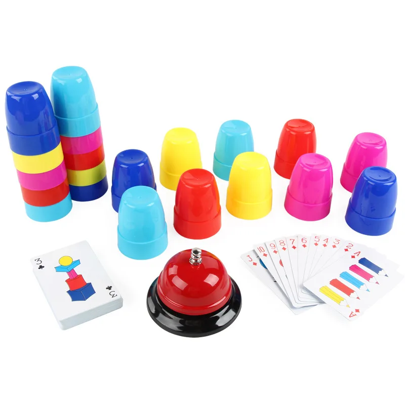 Improve Concentration Toys Interaction Table Games Logic Educational Training Stacking High Set Of Cup Children\'s Puzzle Toys