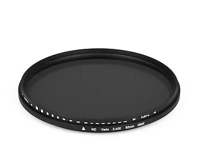 

82mm Glass Slim ND2-400 Neutral Density Fader Variable ND filter