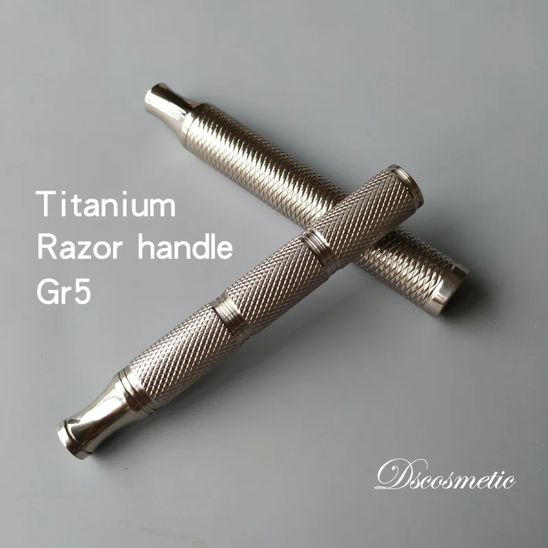 Dscosmetic CNC Titanium double edge safety razor handle