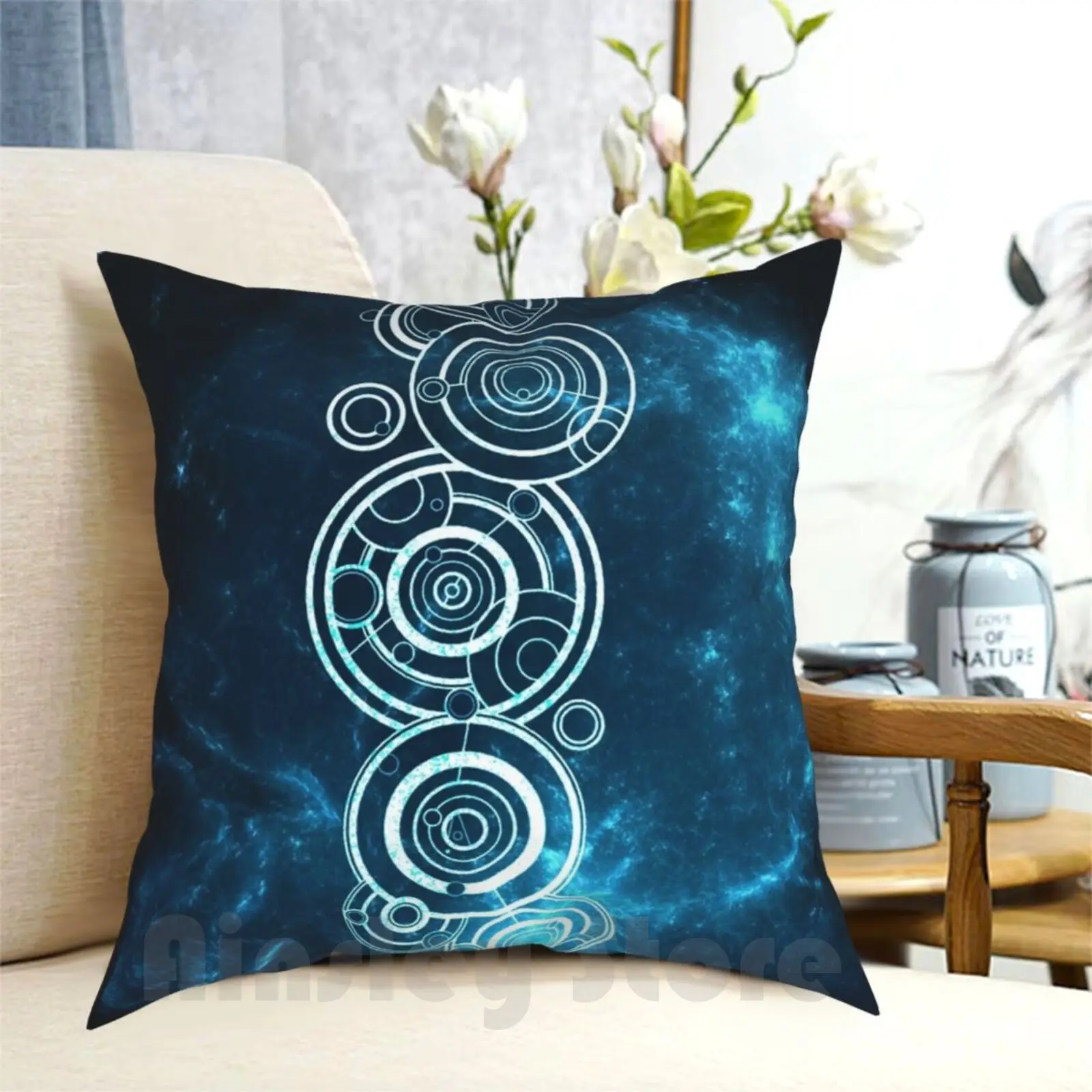 Name-Space Pillow Case Printed Home Soft DIY Pillow cover Space Nebula Background The Who Tv Tv Show Popular Favourite