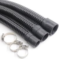 1PCS 20/25/32/40/50mm ID Plastic Aquarium Corrugated Hose Water Pump Water Supplies Pipe Fish Tank Inlet Outlet Joint