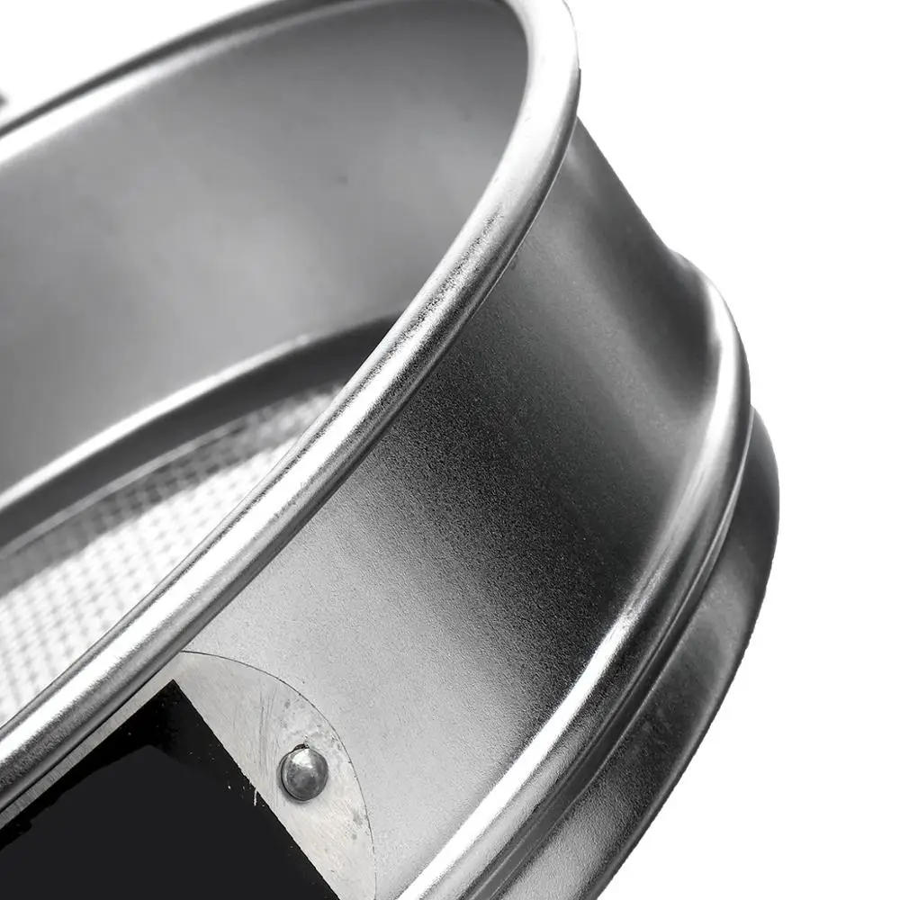 2-300M Round 304 Stainless Steel Flour Sieve Kitchen Food Oil Bean Powder Filter Screen Sieve Sifter Baking Filtration Screening